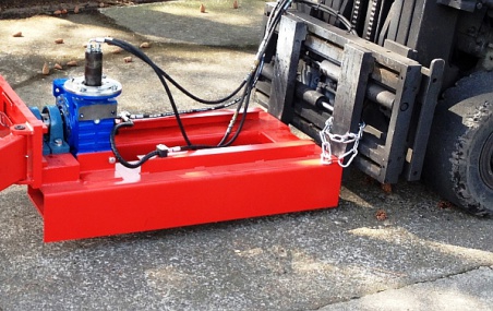 Roterende hydraulische vatenklem op vorken