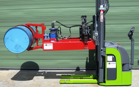 Roterende hydraulische vatenklem op vorken